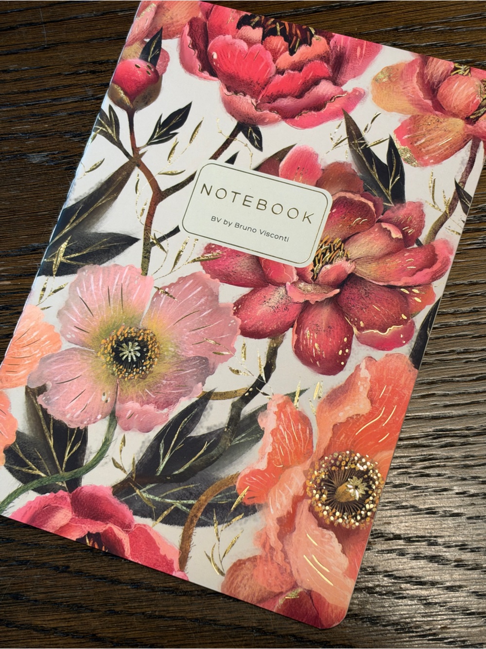 3 for $15 Bruno Visconti Soft Touch Pink Blossoms on White Floral Journal A5 NEW